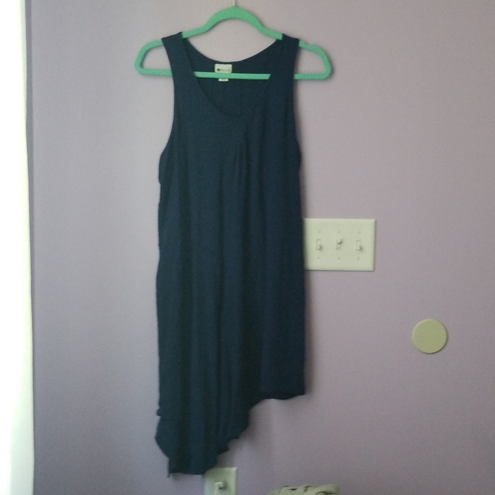 Navy Blue Stylus Tunic flowy dress